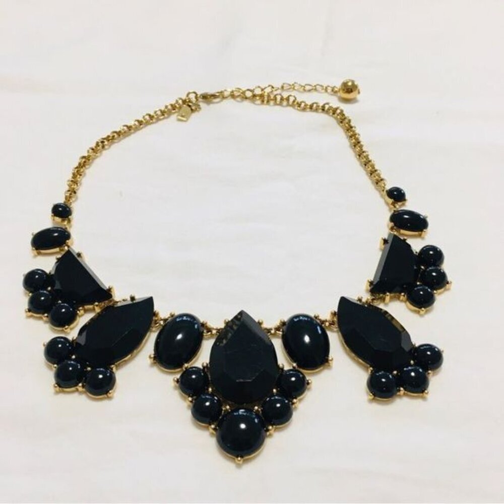 Kate Spade New York Black & Gold Statement Necklace
